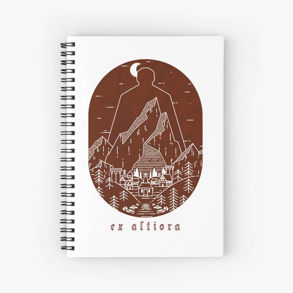 Ex Altiora Cover Spiral Notebook