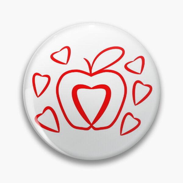 Item preview, Apple with hearts Teacher designed and sold by Tanja Dianova.