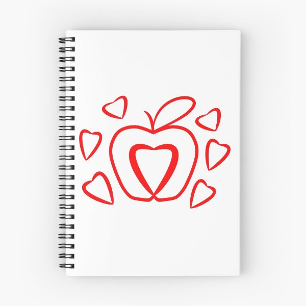 Item preview, Apple with hearts Teacher designed and sold by Tanja Dianova.