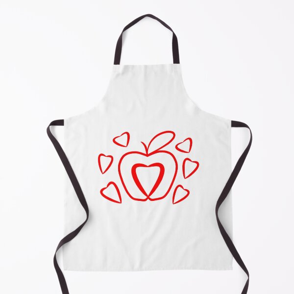 Item preview, Apple with hearts Teacher designed and sold by Tanja Dianova.
