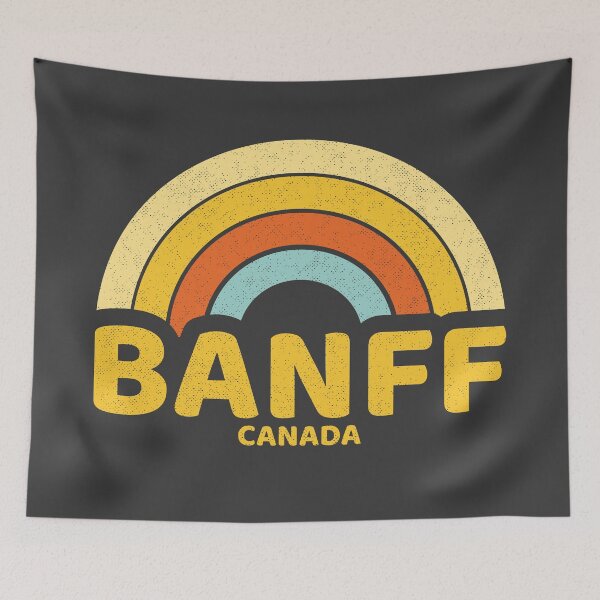 Aperçu de l'œuvre Retro Banff Canada créée et vendue par dk80.