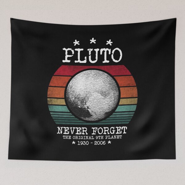 Item preview, Never Forget Retro Vintage Pluto designed and sold by PEHardy-Designs.