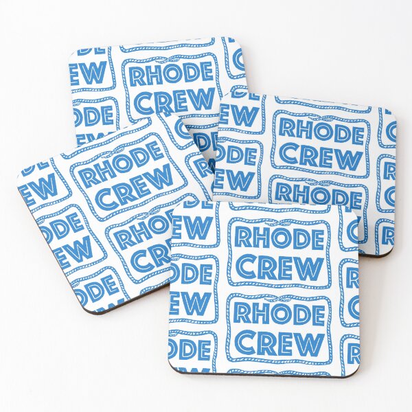 Item preview, Rhode Crew  in Blue - original hand-carved linocut design & print designed and sold by PixelPalmer.