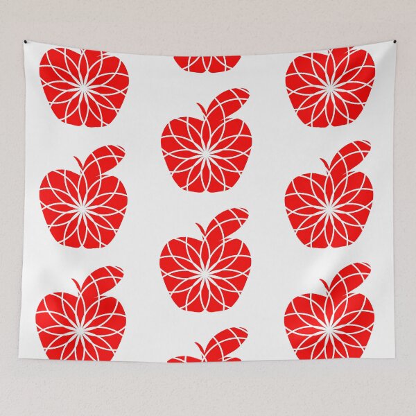 Item preview, Red apple mandala Teacher designed and sold by Tanja Dianova.