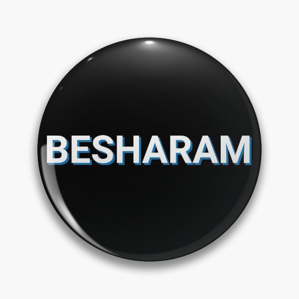 Item preview, Besharam Sarcastic designed and sold by Sour Soul.