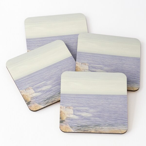 Item preview, Boulders and the sea Digital Art Picture designed and sold by s10-Photography.