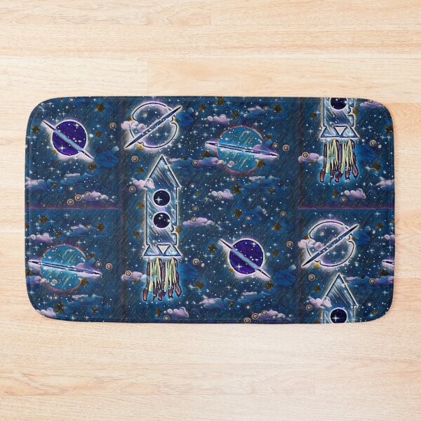 Item preview, space rocket ship print designed and sold by Stephanie Akerman.