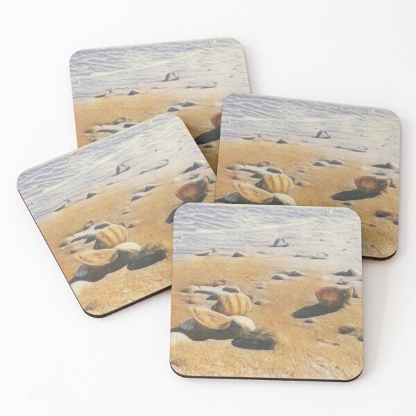 Item preview, Shells and Sand by the Sea Art Picture designed and sold by s10-Photography.