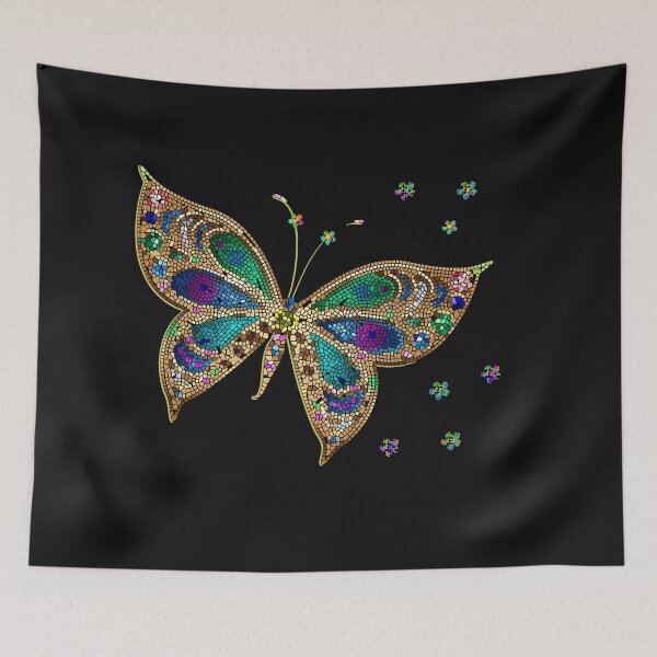 Item preview,  colourful tiled butterfly designed and sold by WowAllinOne.