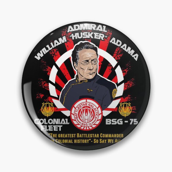 Item preview, BSG 75 Admiral William Husker Adama designed and sold by Alema Art.