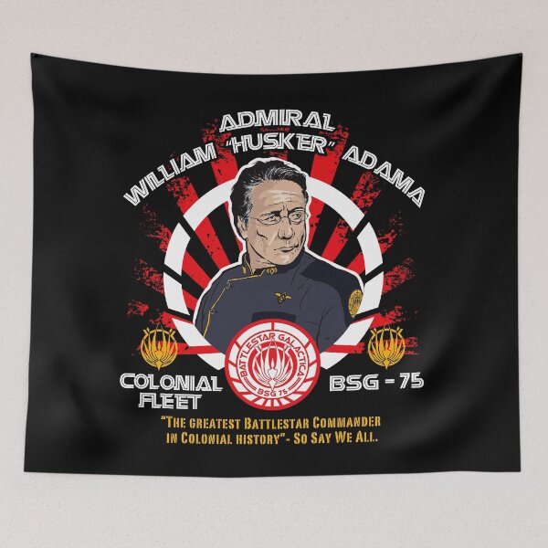 Item preview, BSG 75 Admiral William Husker Adama designed and sold by Alema Art.