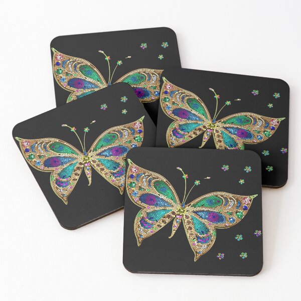 Item preview, colourful tiled butterfly designed and sold by WowAllinOne.
