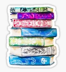 Pegatina Pila de libros