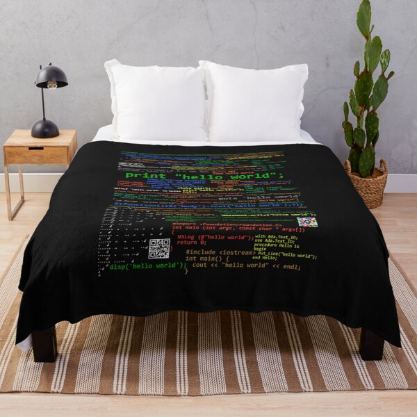 Item preview, Hello World  Many Programming Languages dark Classic TShirt3240 designed and sold by KatarinaGoy.