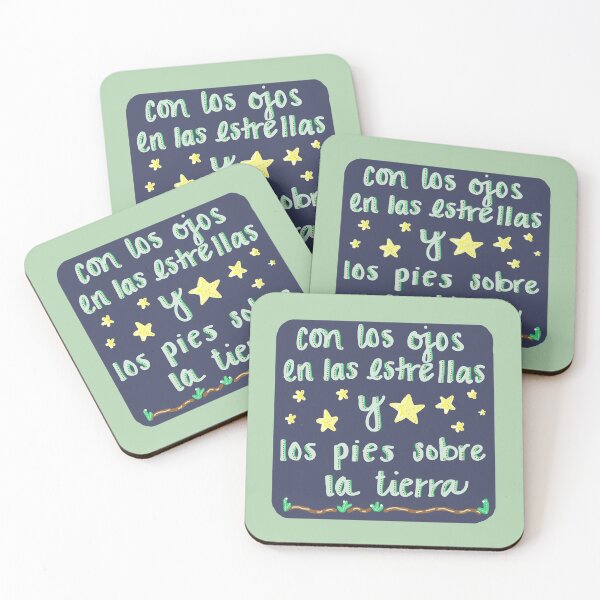 Item preview, Con los ojos en las estrellas... With eyes on the stars... Spanish Quote designed and sold by Teaching-Dos.