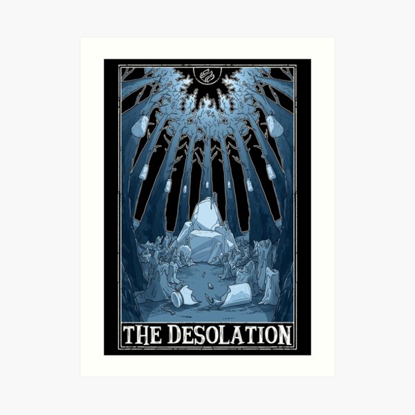 The Desolation "Tarotesque" (Dark) Art Print