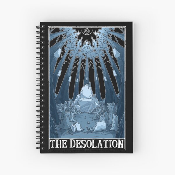 Vista previa del artículo con la obra «La Desolación "Tarotesca" (Oscura)», diseñado y vendido por RustyQuill.