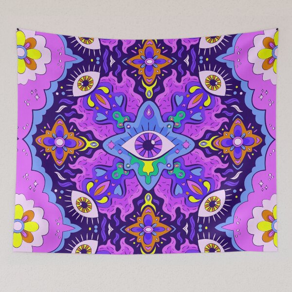 Item preview, Dazzling Psychedelic Hippie Art 02 designed and sold by machmigo.
