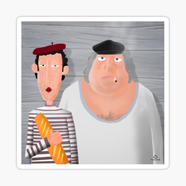 The french Sticker