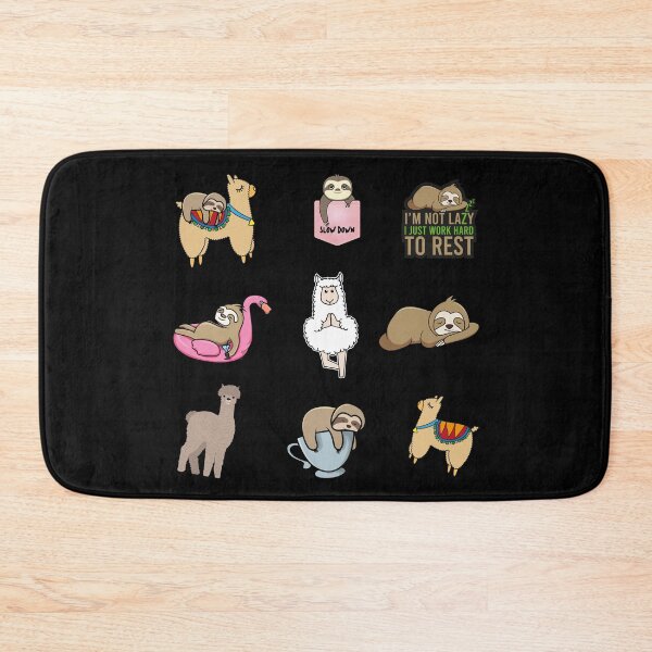 Item preview, Aquí para robar corazones: perezoso divertido y llama designed and sold by DiensDesign.