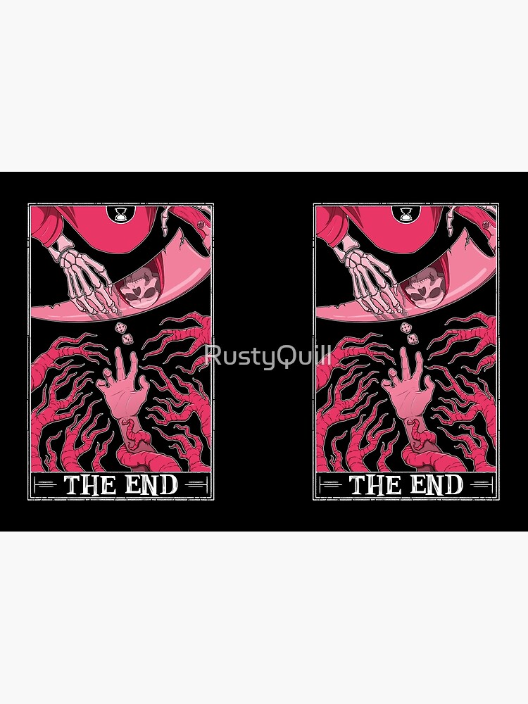 Thumbnail 3 of 3, Hardcover Journal, The End "Tarotesque" (Dark) designed and sold by RustyQuill.
