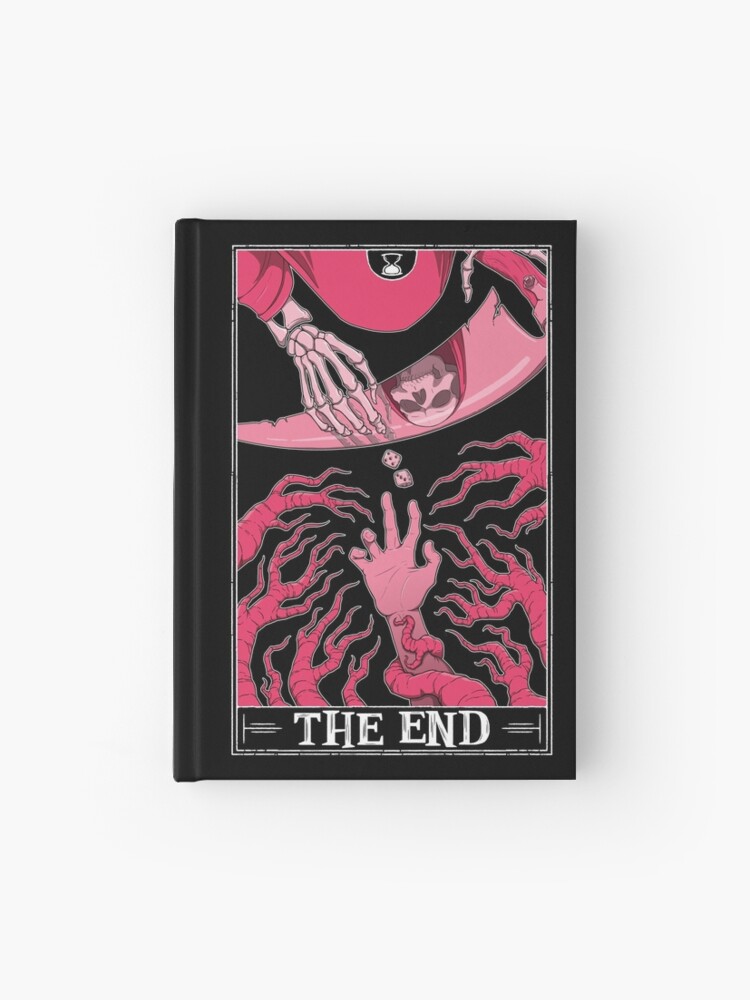 Thumbnail 1 of 3, Hardcover Journal, The End "Tarotesque" (Dark) designed and sold by RustyQuill.
