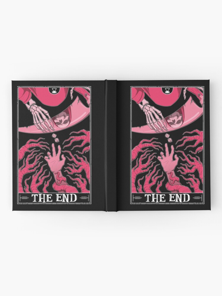 Thumbnail 2 of 3, Hardcover Journal, The End "Tarotesque" (Dark) designed and sold by RustyQuill.