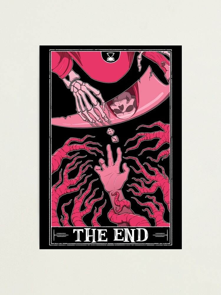 Thumbnail 2 of 3, Photographic Print, The End "Tarotesque" (Dark) designed and sold by RustyQuill.