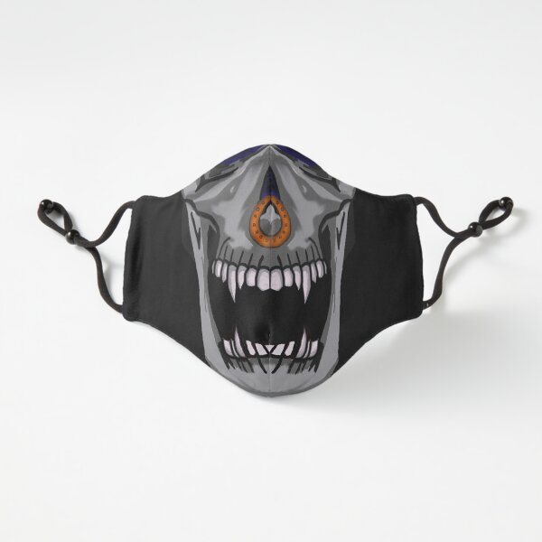 Nose Pierced Skull Face Mask Fitted 3-Layer