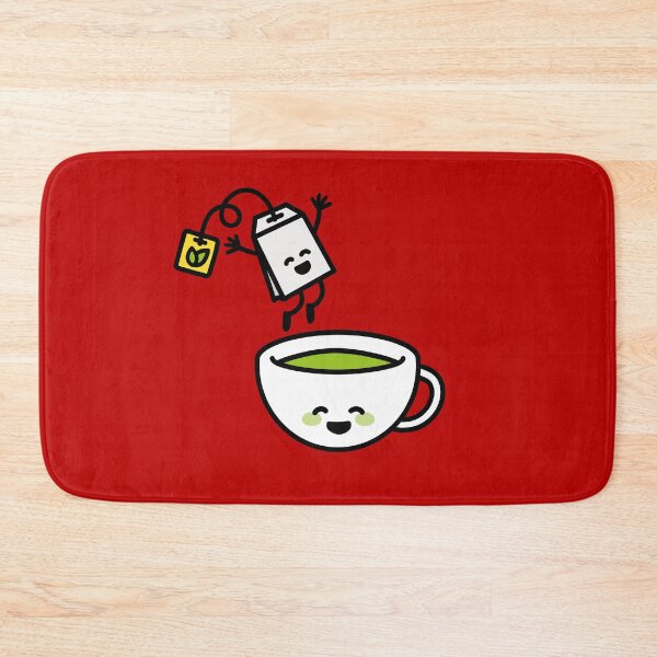 Item preview, Funny Green tea Japan Kawaii Matcha happy tea bag designed and sold by LaundryFactory.