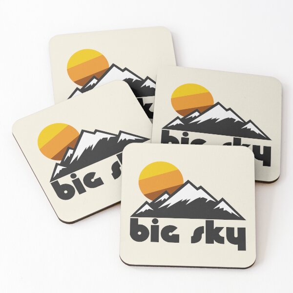 Item preview, Retro Big Sky ))(( Tourist Souvenir Travel Design designed and sold by acquiesce13.
