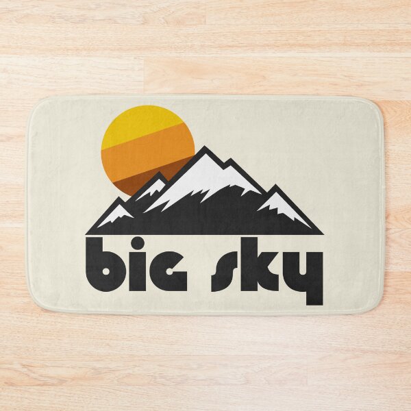 Item preview, Retro Big Sky ))(( Tourist Souvenir Travel Design designed and sold by acquiesce13.