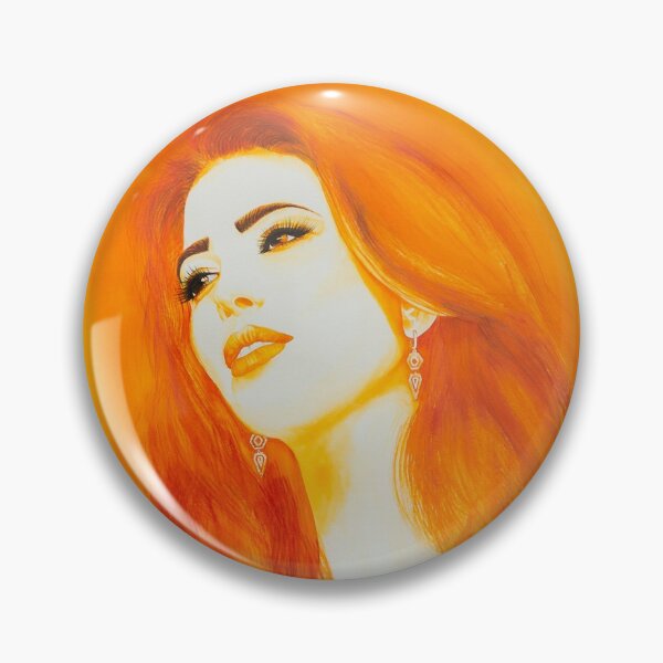 Item preview, Saffron Painting of a Girl designed and sold by WijdanHussein.