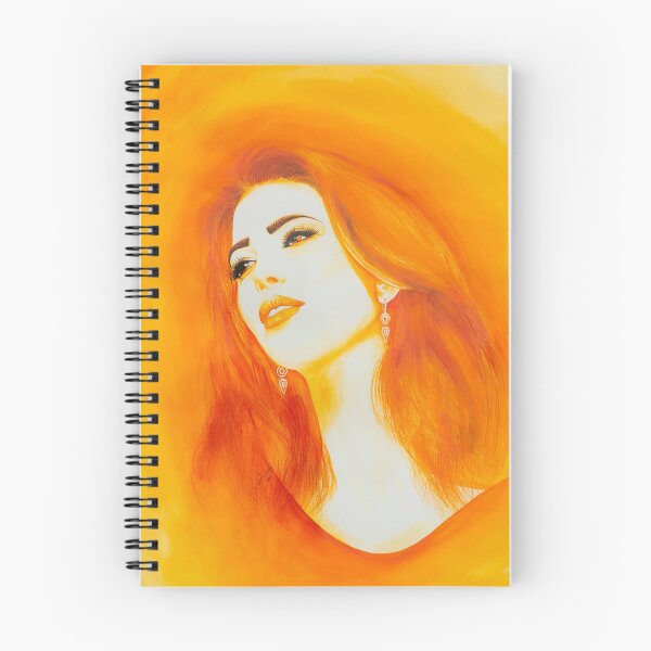 Item preview, Saffron Painting of a Girl designed and sold by WijdanHussein.