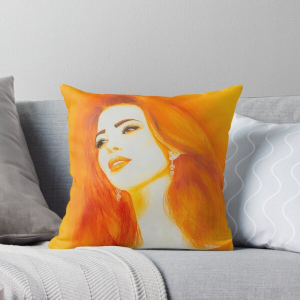 Item preview, Saffron Painting of a Girl designed and sold by WijdanHussein.