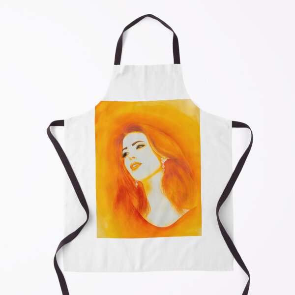 Item preview, Saffron Painting of a Girl designed and sold by WijdanHussein.