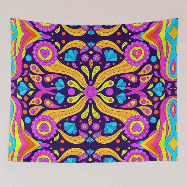 Item preview, Dazzling Psychedelic Hippie Art 05 designed and sold by machmigo.