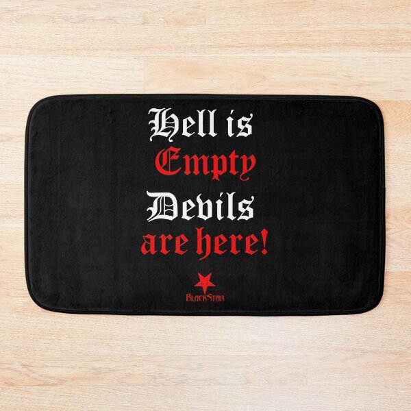 Item preview, Hell is Empty... designed and sold by Black Star.