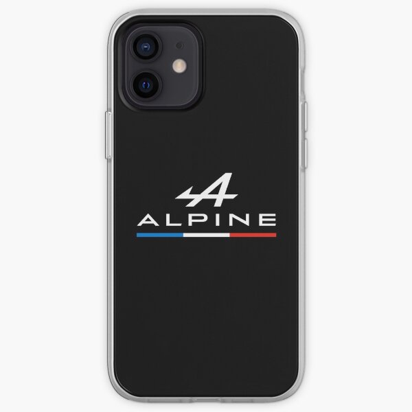 Alpine F1 Tricolore - F1 2021 (Noir) Coque souple iPhone