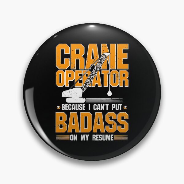 Item preview, Crane Operator - On My Resume designed and sold by MiKatStore.