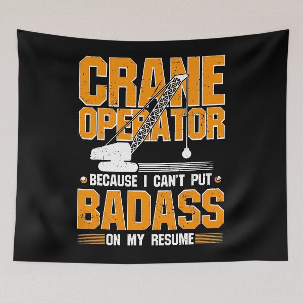 Item preview, Crane Operator - On My Resume designed and sold by MiKatStore.