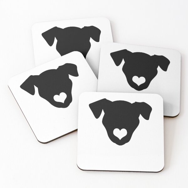 Item preview, funny jack russell terrier face heart dog black   designed and sold by alaechamlal.