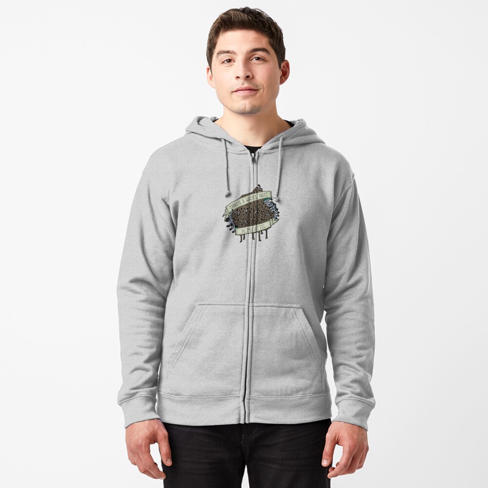 Item preview, Zipped Hoodie designed and sold by RustyQuill.