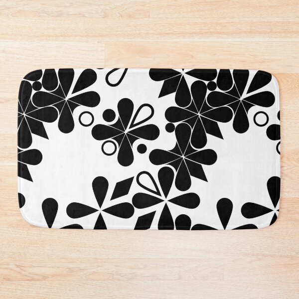 Item preview, Black and white flower pattern breaking apart designed and sold by STG-Designs.