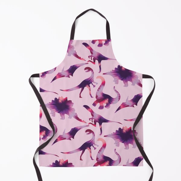 Item preview, Dinosaurs #1 - Purple and Pink Tie Dye Dinosaur Silhouette Pattern designed and sold by TheRainbowRoom.