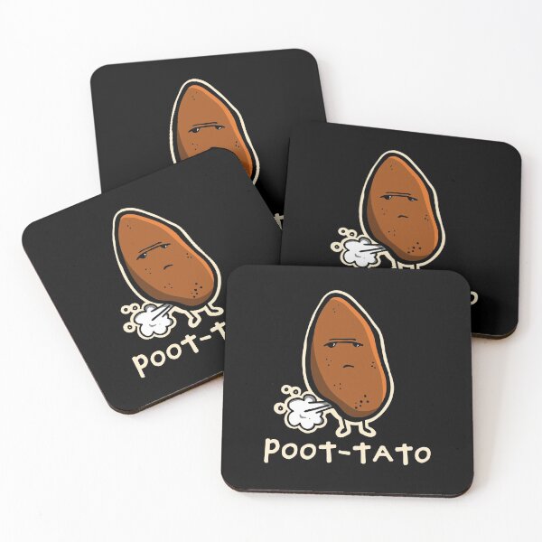 Item preview, Poot-tato - Kawaii Potato Food Pun designed and sold by Ellie and Jack.