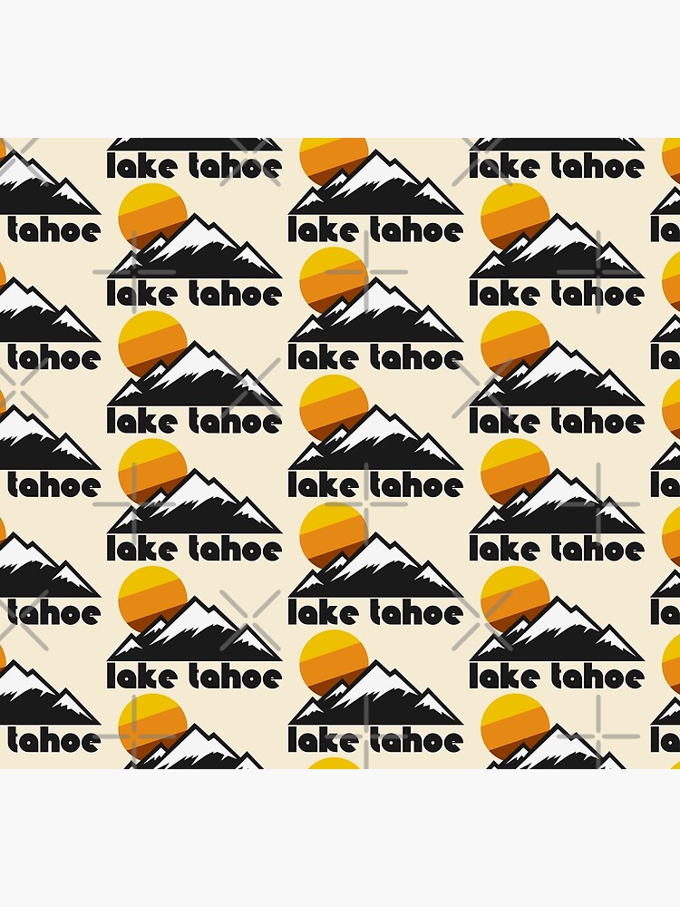Discover Retro Lake Tahoe ))(( Tourist Souvenir Travel Design Socks