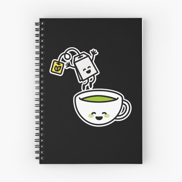 Item preview, Funny Green tea Matcha tea bag jumping in teacup designed and sold by LaundryFactory.