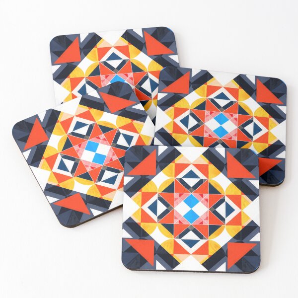 Item preview, Folk quilt design designed and sold by AnitaGrzes.