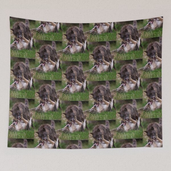 Item preview, Fighting wolves designed and sold by Ingo Gerlach.